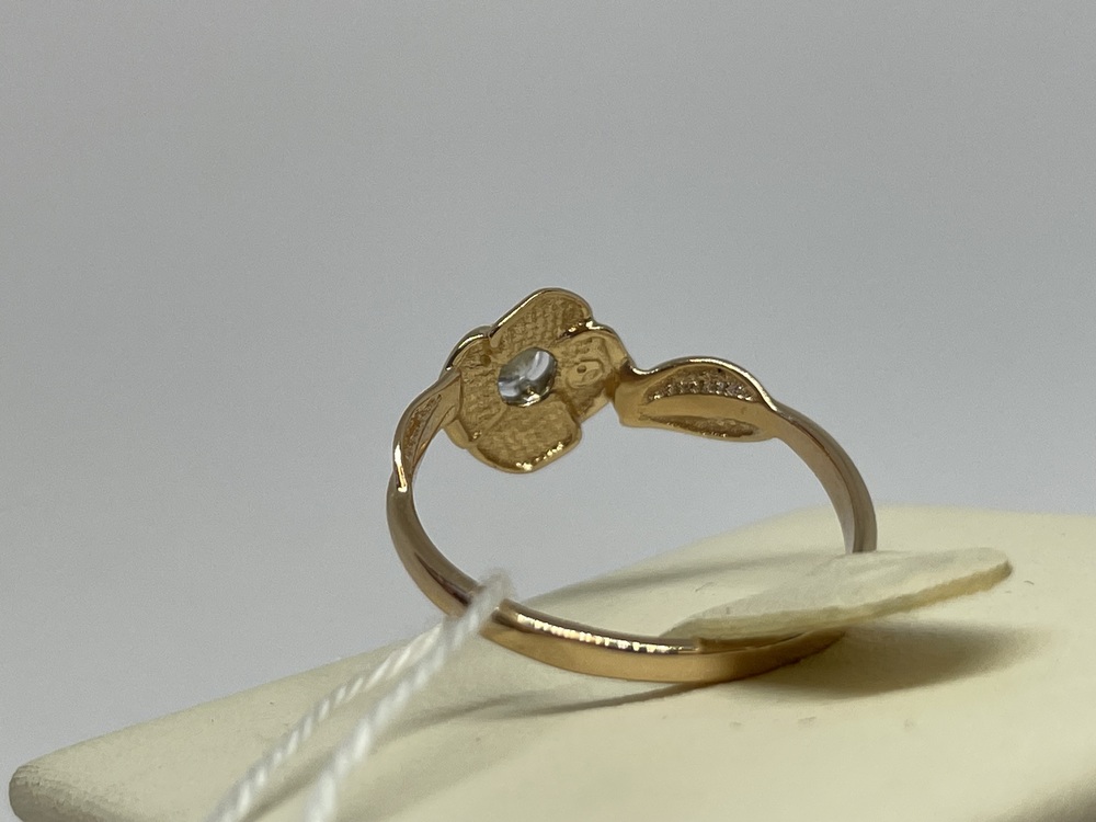 КОЛКМ585 КОЛЬЦО С КАМНЕМ (Au 585)