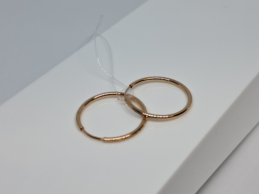 СЕРЬГИ КОНГО без камня (Au 585)