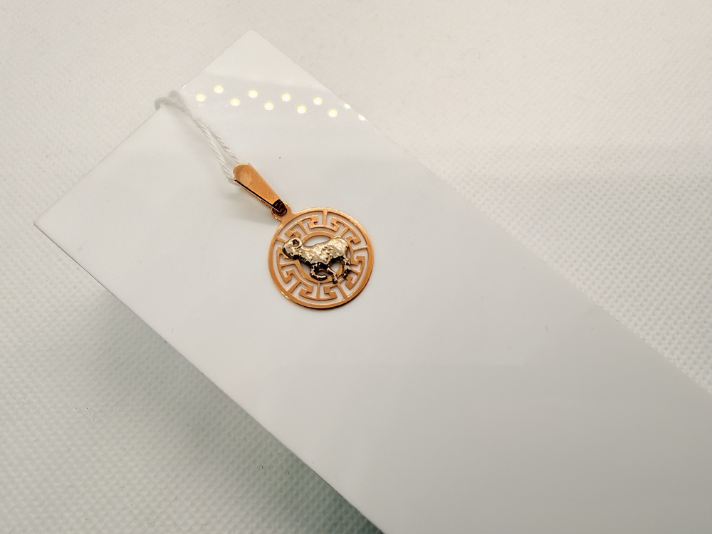 ПОДВЕСКА ЗНАК ЗОДИАКА ОВЕН Au 585