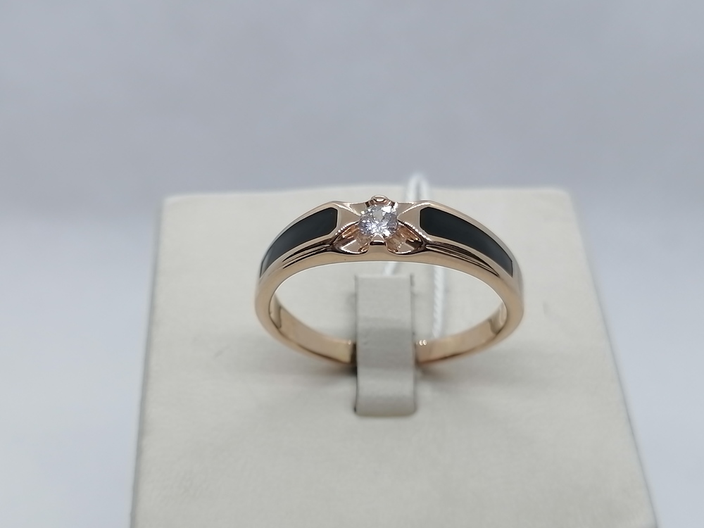 КОЛЬЦО С КАМНЯМИ (Au 585)