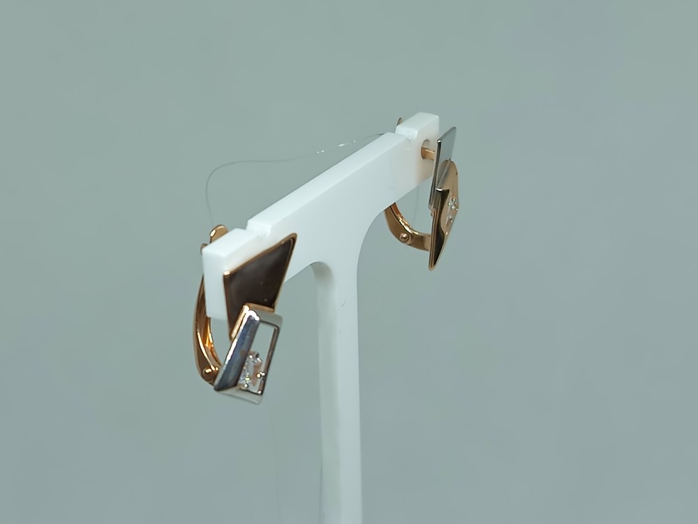 СЕРЬГИ С КАМНЕМ (Au 585)