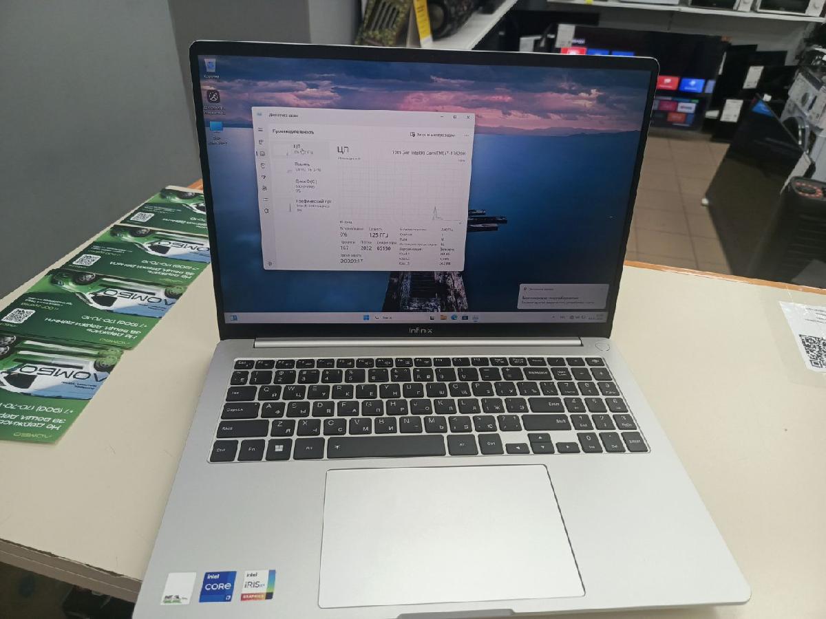 Ноутбук Infinix; i7-13620, Intel UHD Graphics, 16 Гб, 1 Tb, Нет