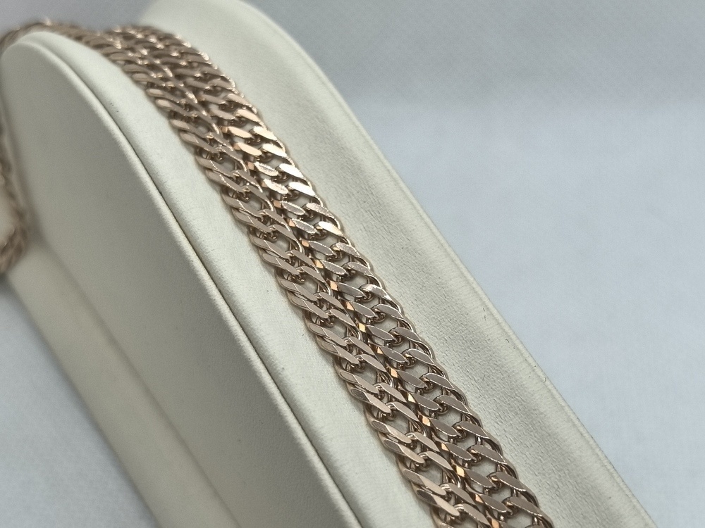 ЦЕПЬ ПОЛНОВЕСНАЯ Ромб двойной (Au 585)