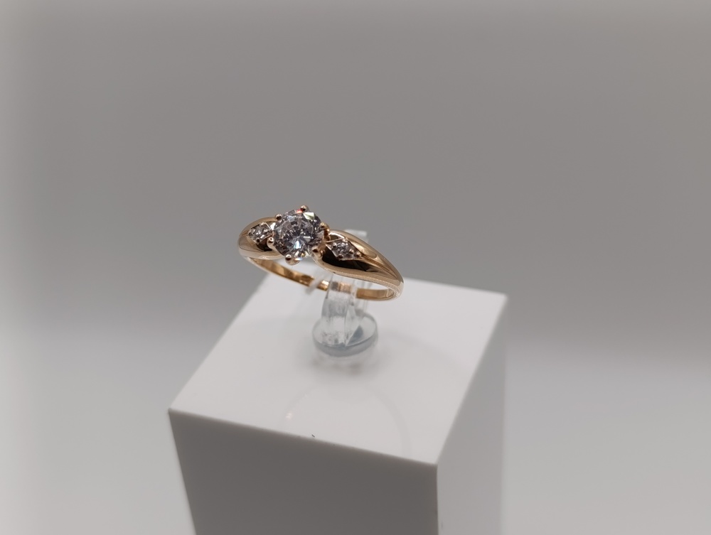 КОЛКМИ585 КОЛЬЦО С КАМНЯМИ (Au 585)