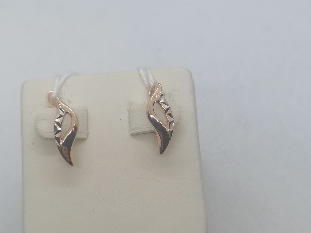 СЕРЬГИ БЕЗ КАМНЯ (Au 585)