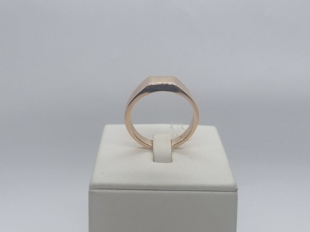 01-0064 КОЛЬЦО ПЕЧАТКА без камня (Au 585)