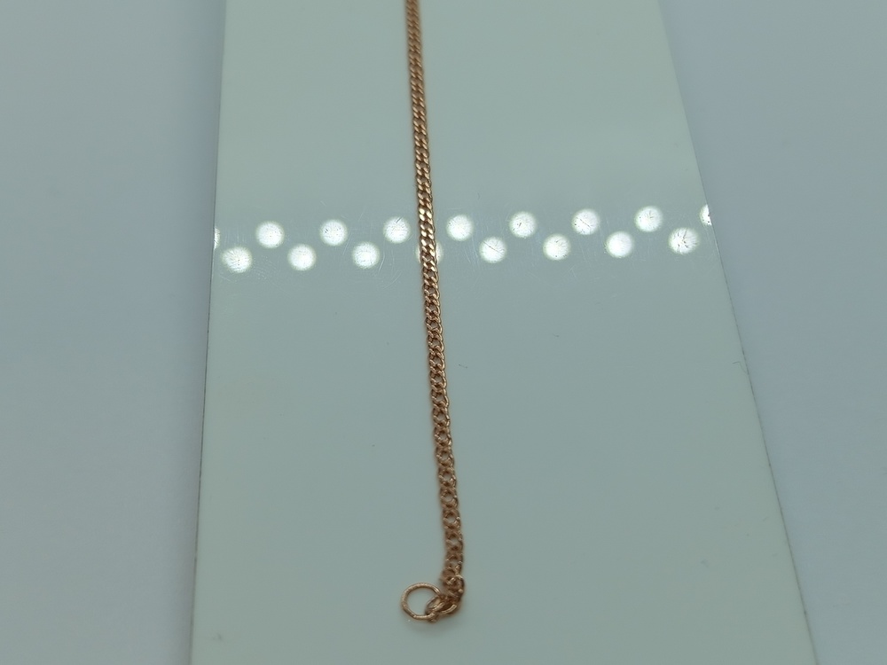 БРАСЛЕТ ПОЛНОВЕСНЫЙ Ромб двойной Au 585