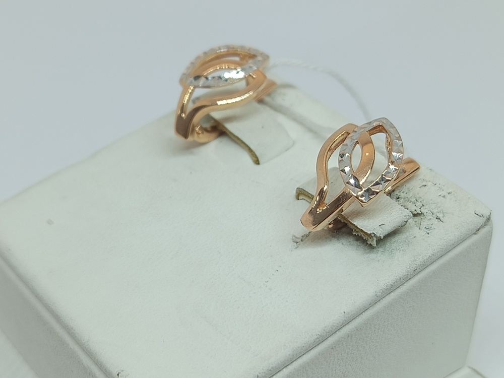 СЕРЬГИ БЕЗ КАМНЯ (Au 585)