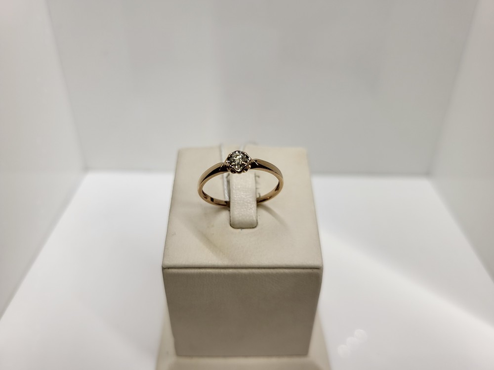 КОЛЬЦО БРИЛЛИАНТ Au 585