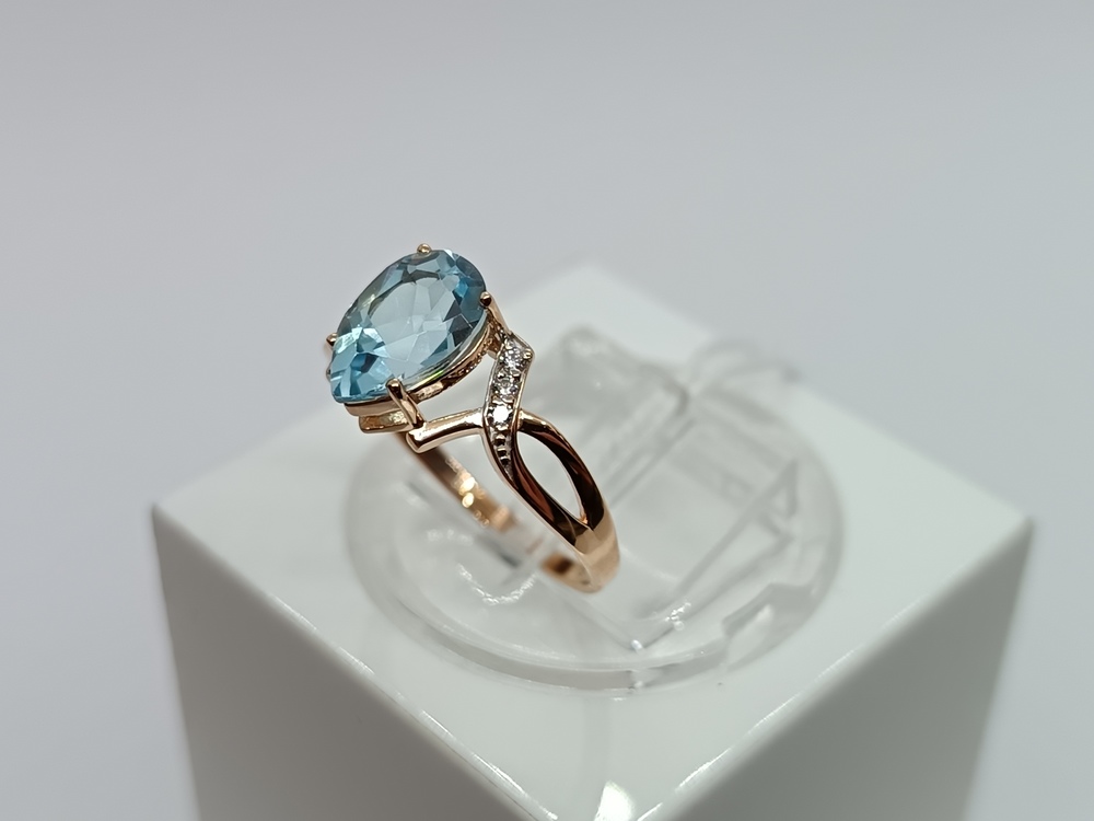 КОЛКМИ585 КОЛЬЦО С КАМНЯМИ (Au 585)