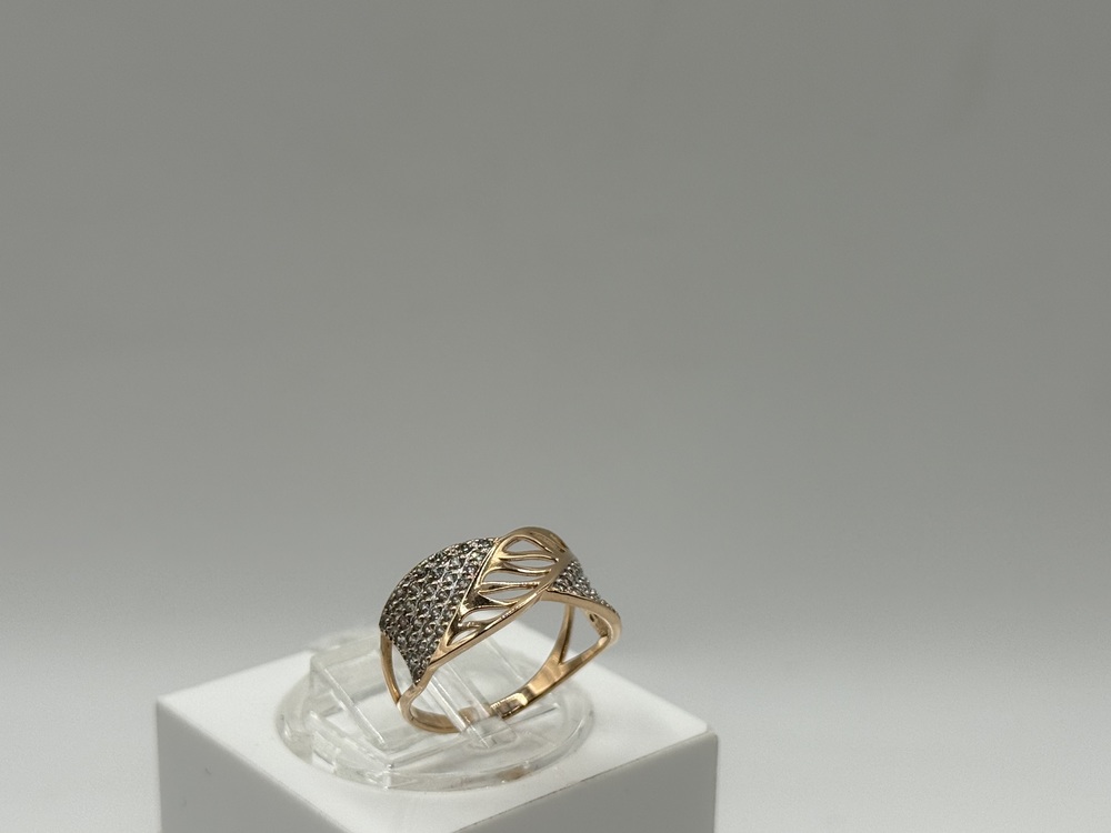 КОЛКМИ585 КОЛЬЦО С КАМНЯМИ (Au 585)