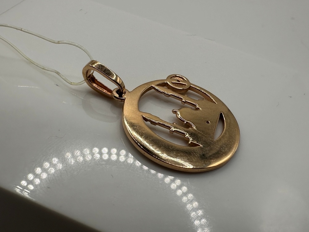 ПОДВЕСКА МЕЧЕТЬ с камнями (Au 585)