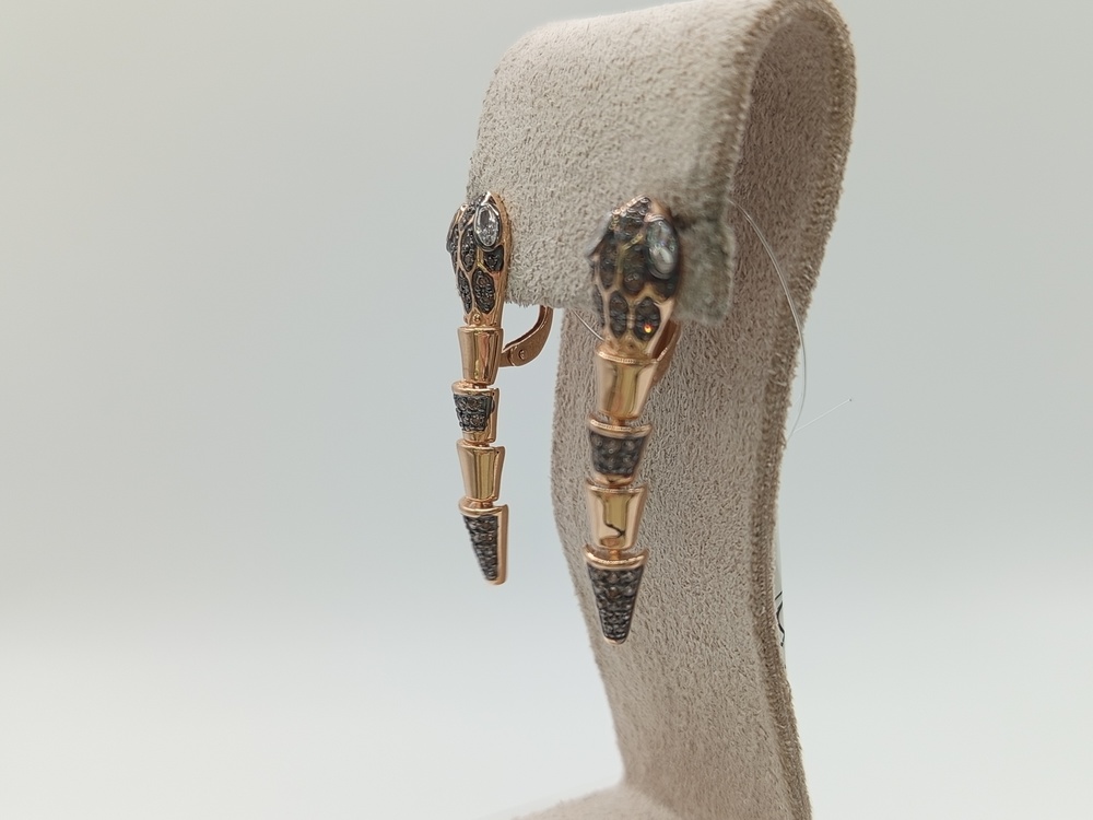 СЕРЬГИ С КАМНЯМИ (Au 585)