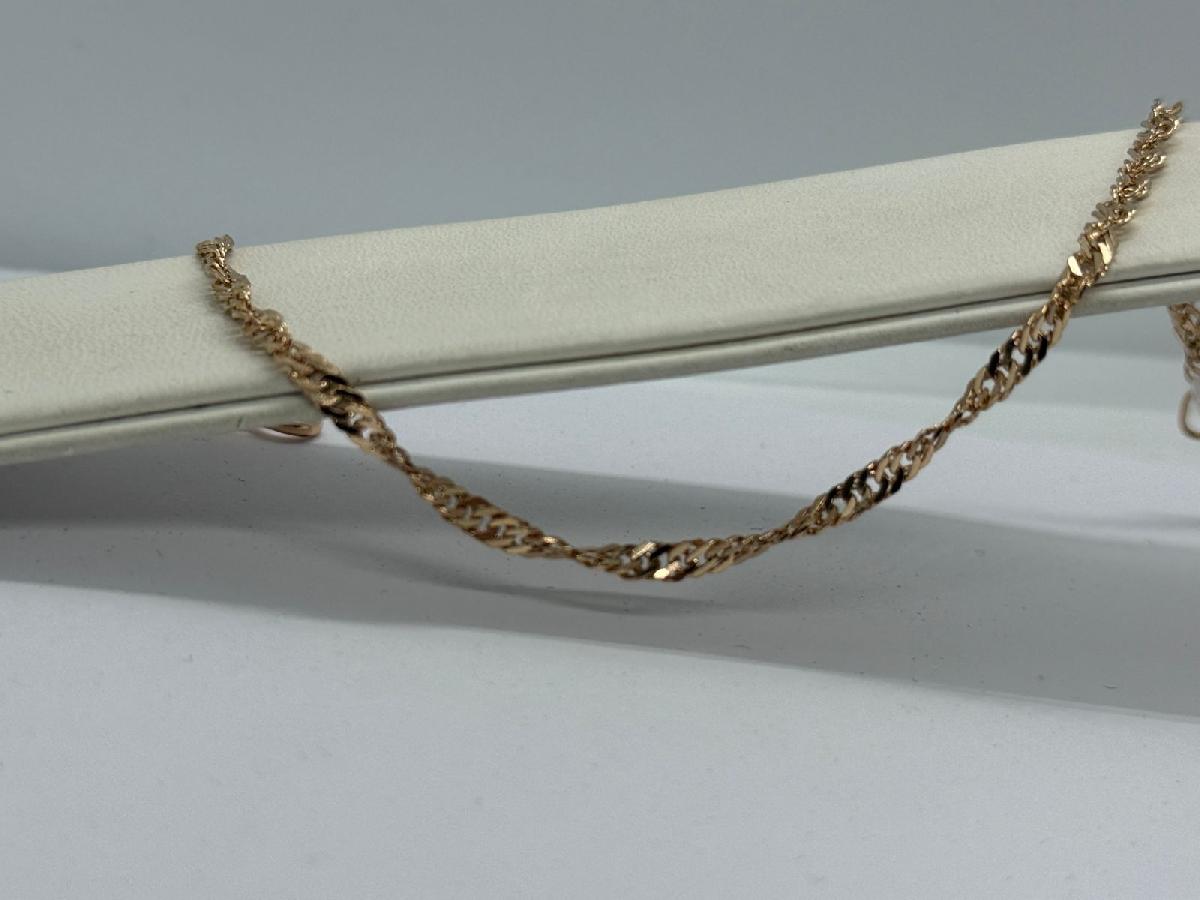 БРАСЛЕТ ПОЛНОВЕСНЫЙ Сингапур Au 585