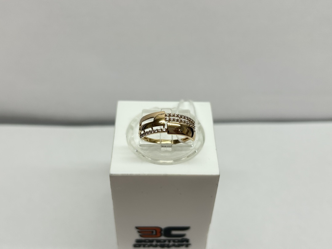 КОЛКМИ585 КОЛЬЦО С КАМНЯМИ (Au 585)