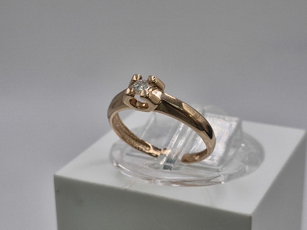 КОЛЬЦО БРИЛЛИАНТ Au 585