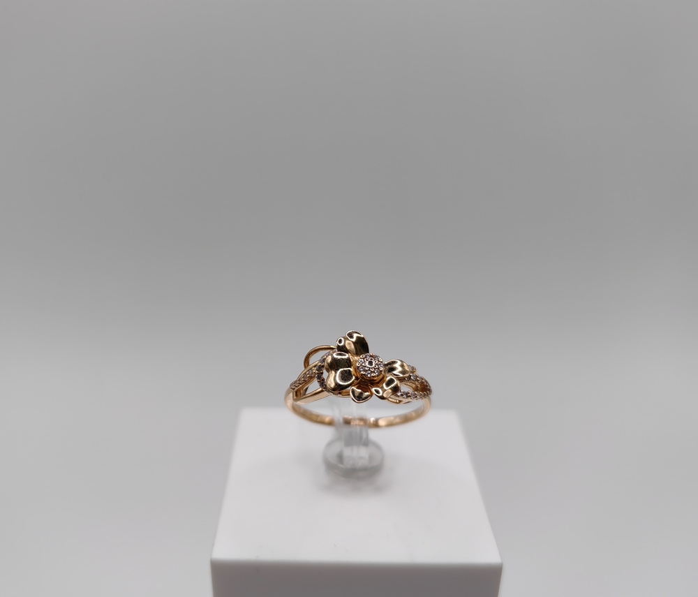 КОЛКМИ585 КОЛЬЦО С КАМНЯМИ (Au 585)