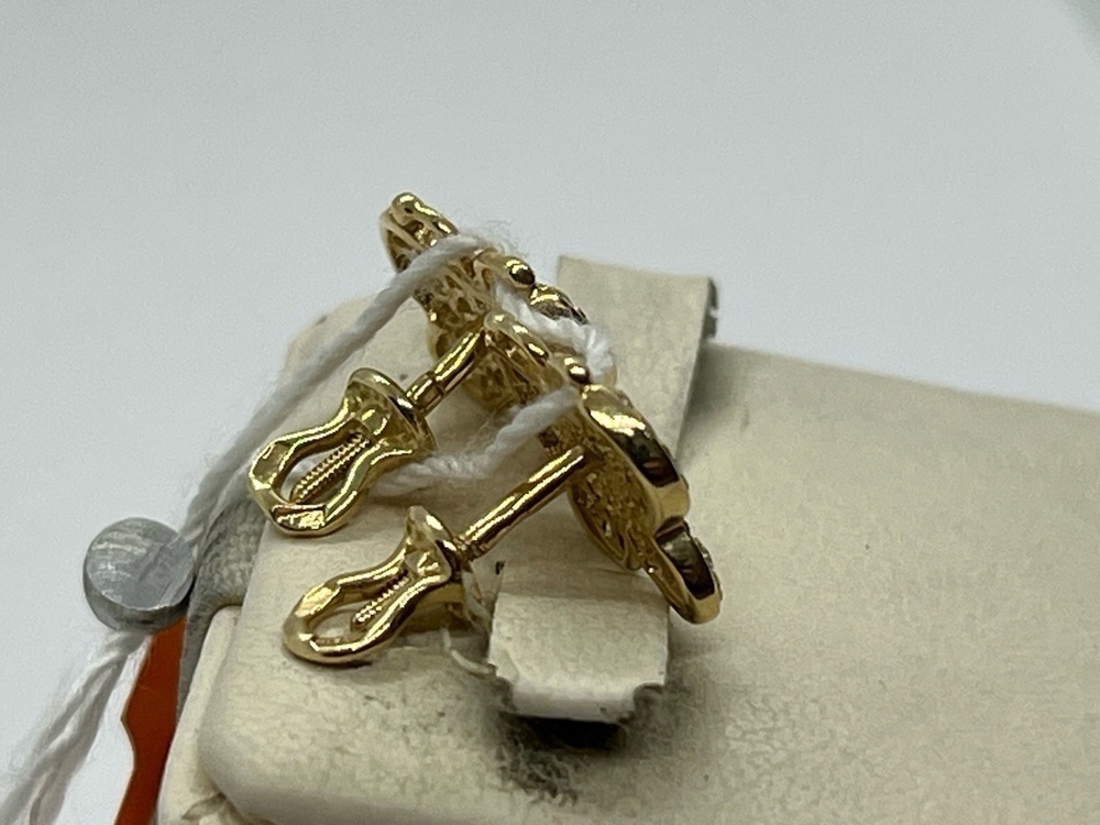 СЕРЬГИ С КАМНЯМИ (Au 585)