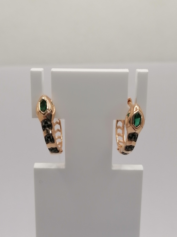 СЕРЬГИ С КАМНЯМИ (Au 585)