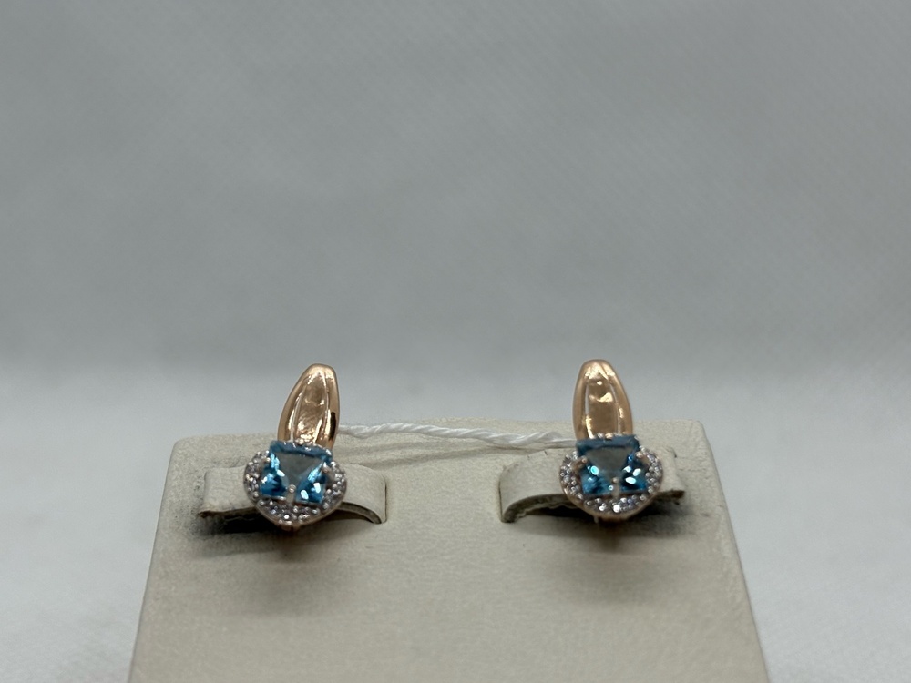 СЕРЬГИ С КАМНЯМИ (Au 585)