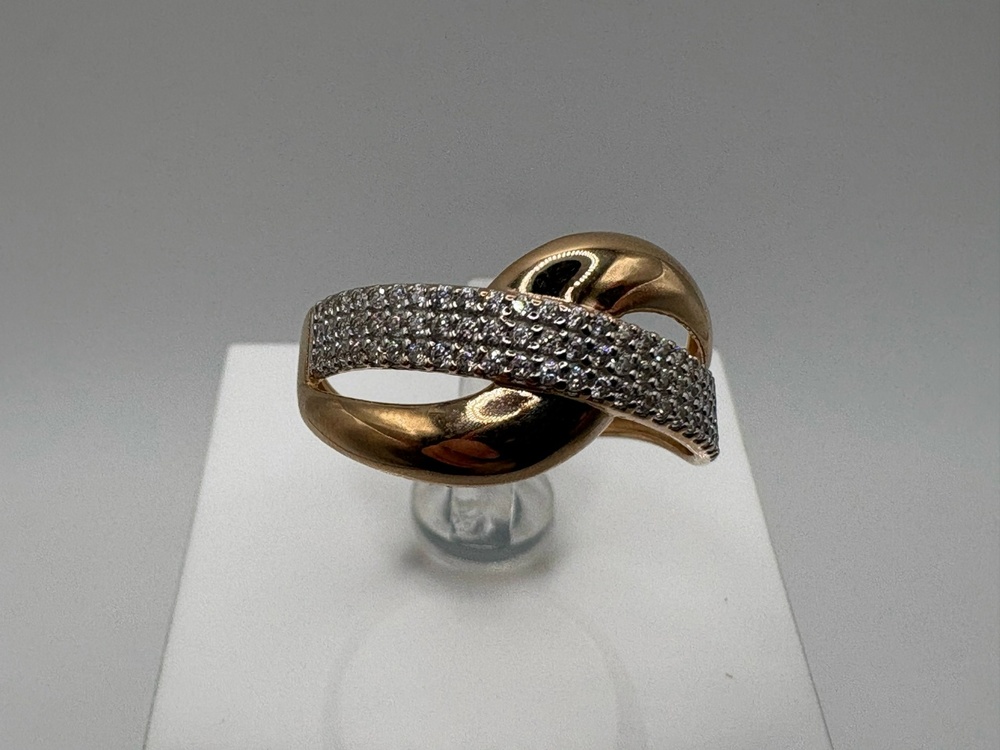 КОЛКМИ585 КОЛЬЦО С КАМНЯМИ (Au 585)