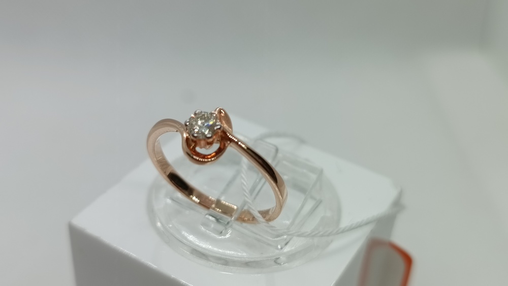 КОЛЬЦО БРИЛЛИАНТ Au 585