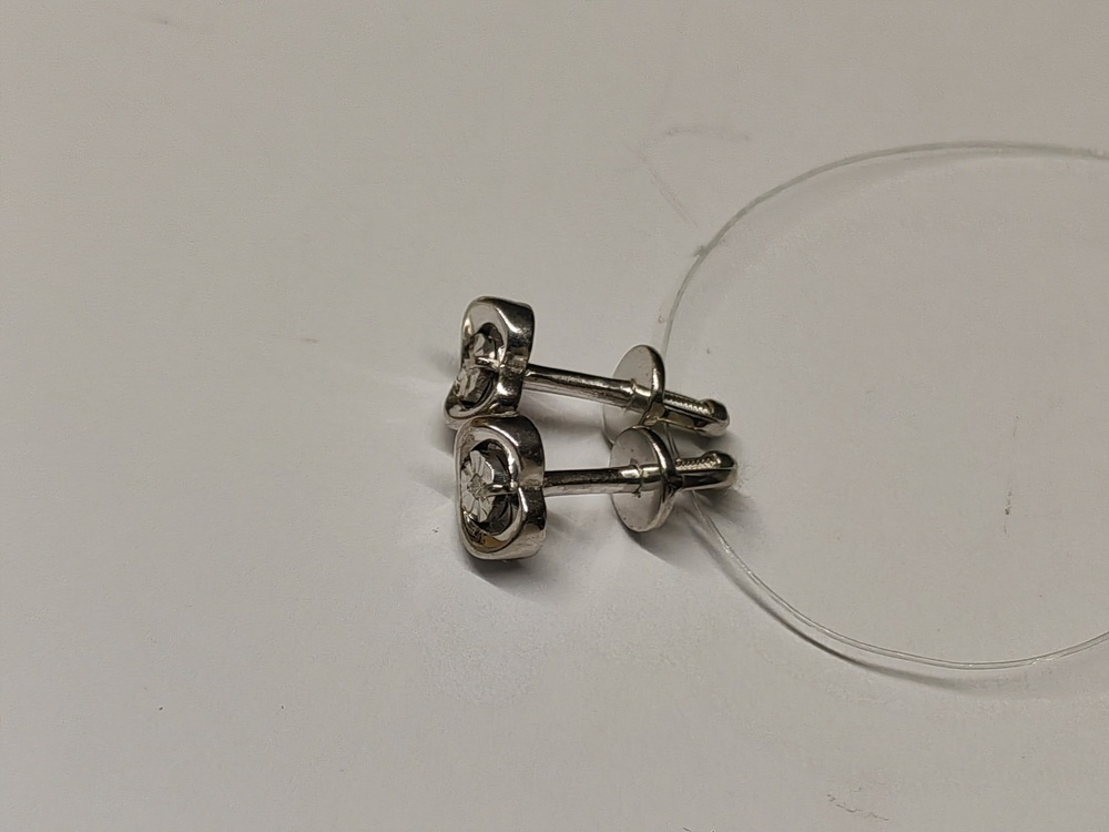 СЕРЬГИ БРИЛЛИАНТ (Ag 925)