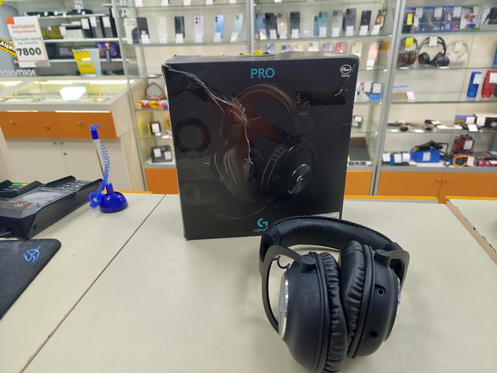 Наушники беспроводные Logitech G PRO X черный 2019