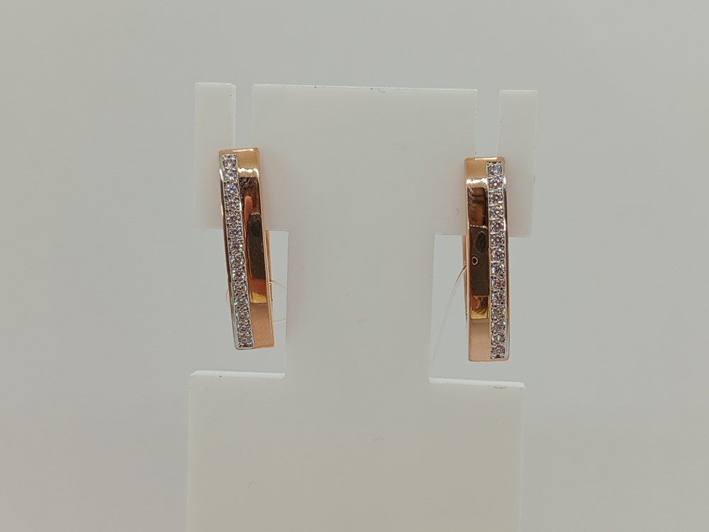 СЕРЬГИ С КАМНЯМИ (Au 585)