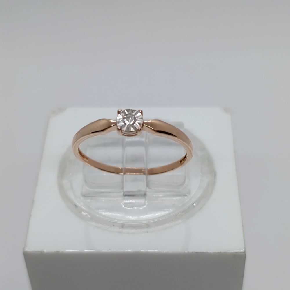 КОЛЬЦО БРИЛЛИАНТ Au 585