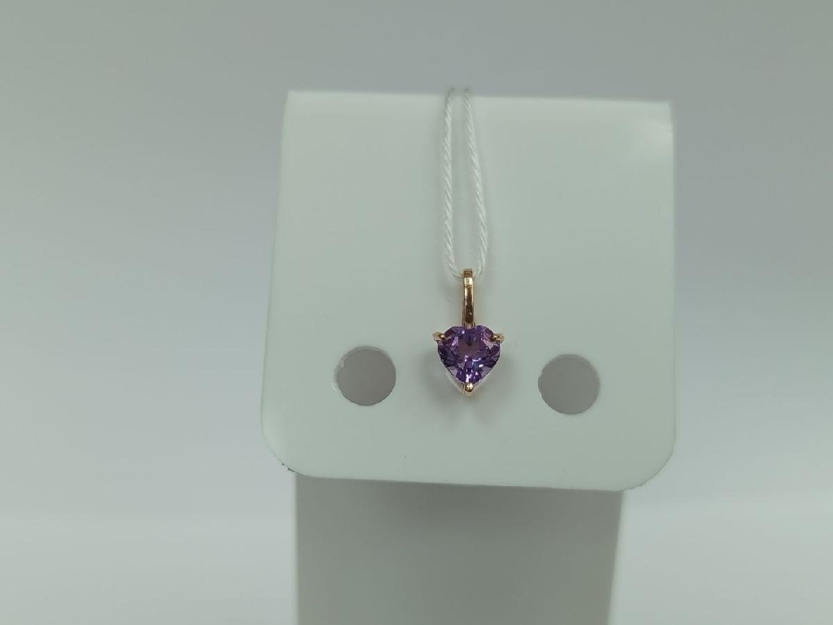 ПОДКМ585 ПОДВЕСКА С КАМНЕМ (Au 585)