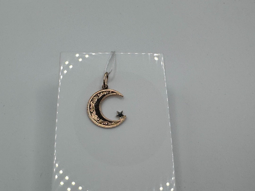 ПОДПБК585 ПОДВЕСКА ПОЛУМЕСЯЦ БЕЗ КАМНЯ (Au 585)