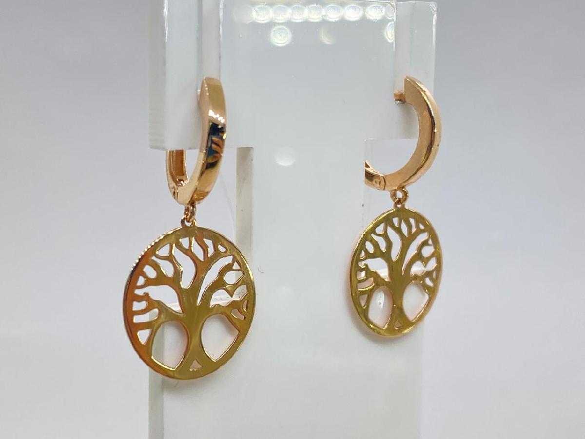 СЕРЬГИ БЕЗ КАМНЯ (Au 585)