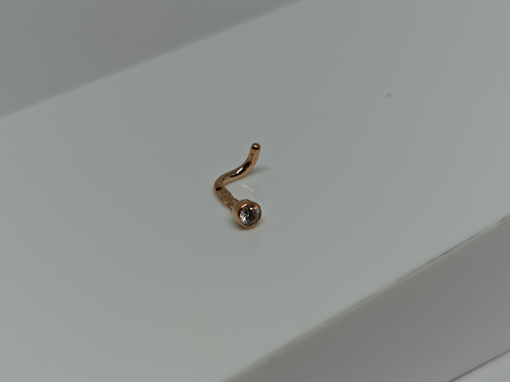 ПИРСИНГ С КАМНЕМ (Au 585)