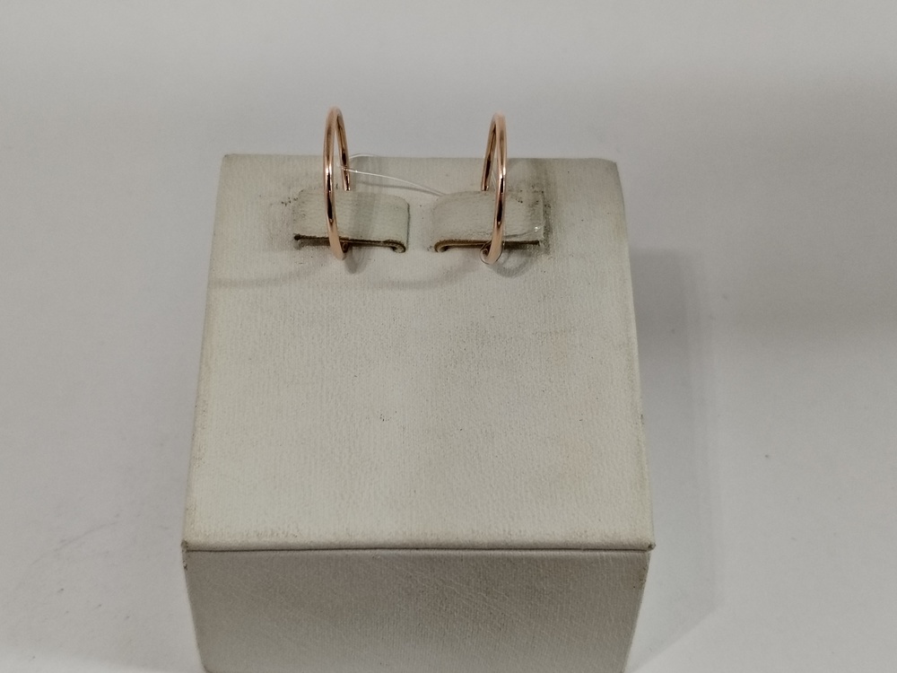 СЕРЬГИ КОНГО без камня (Au 585)