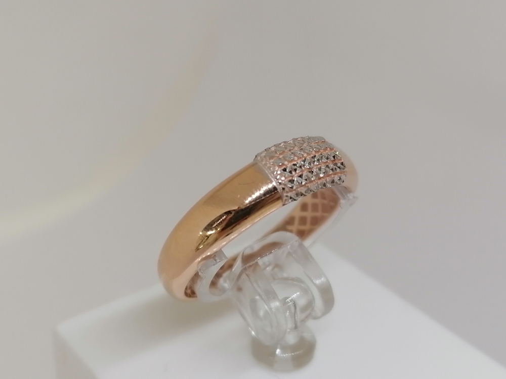 КОЛЬЦО С КАМНЯМИ (Au 585)