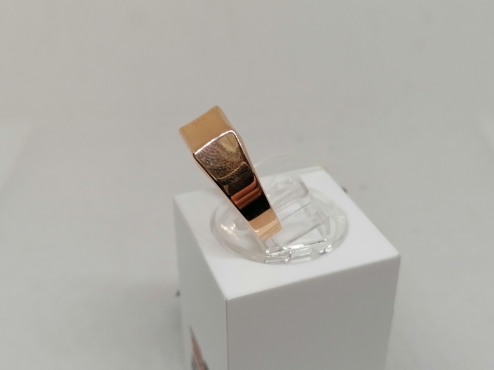 01-0064 КОЛЬЦО ПЕЧАТКА без камня (Au 585)