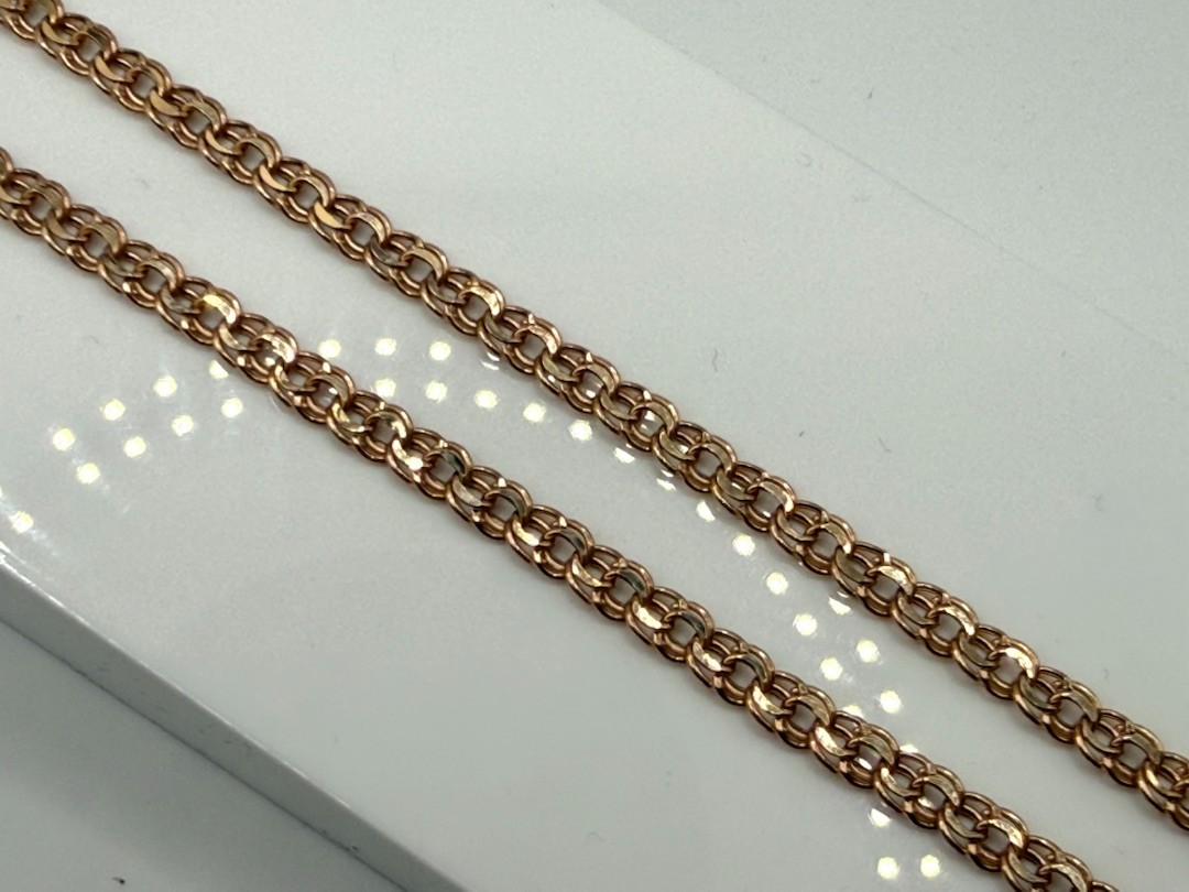 ЦПБС585 ЦЕПЬ ПУСТОТЕЛАЯ Бисмарк (Au 585)