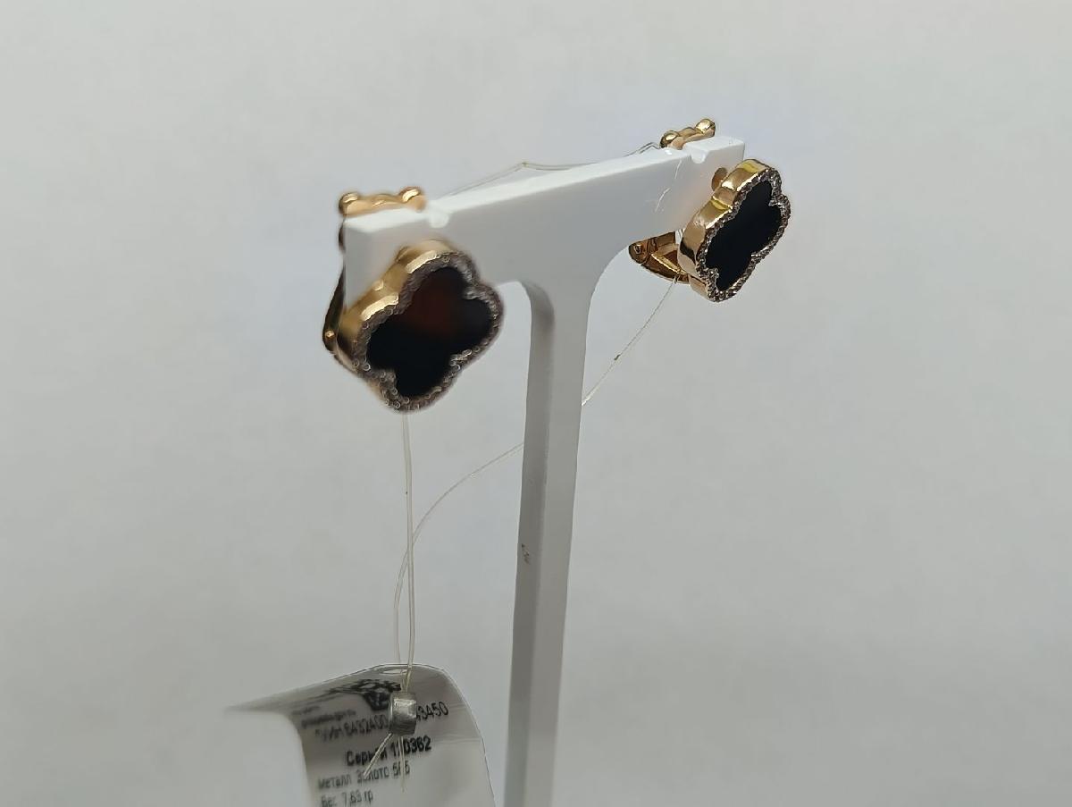 120362 СЕРЬГИ С КАМНЯМИ (Au 585)