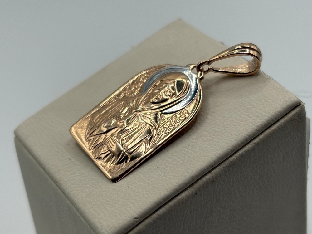 819-00081-10-00-00-00 ПОДВЕСКА ИКОНА без камня (Au 585)