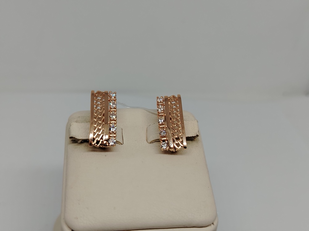 СЕРЬГИ С КАМНЯМИ (Au 585)