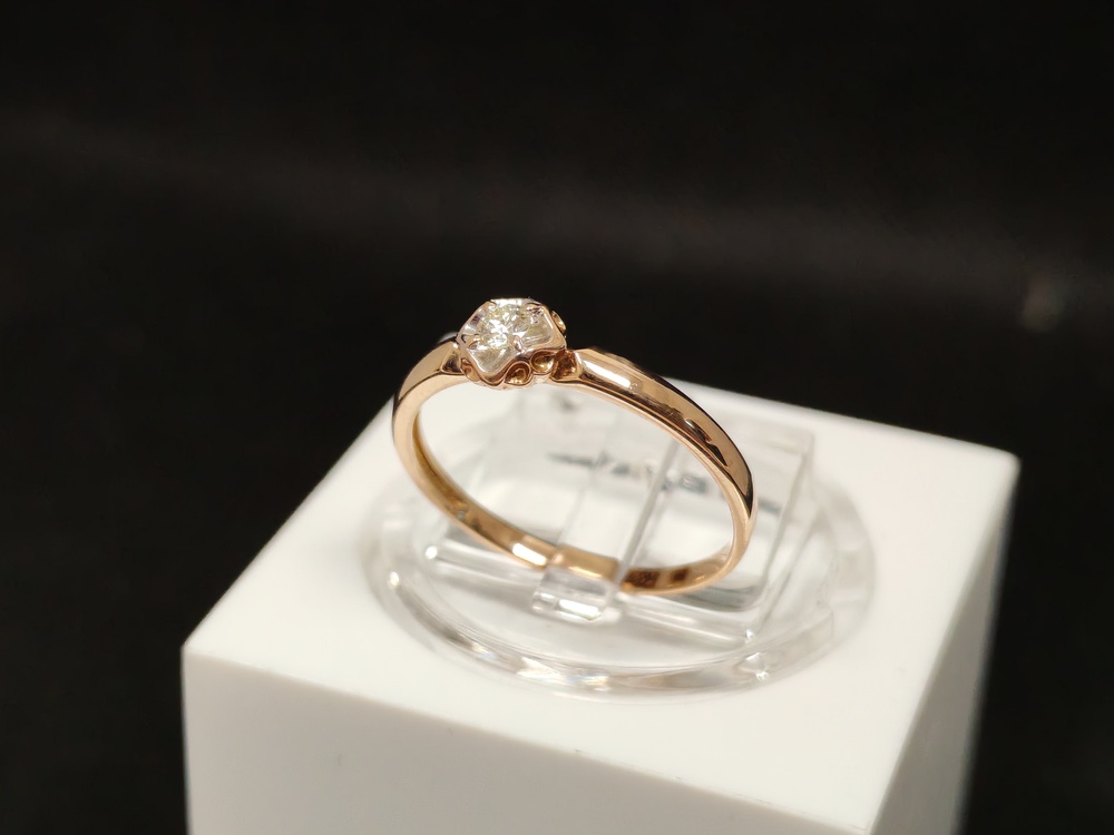 КОЛЬЦО БРИЛЛИАНТ Au 585