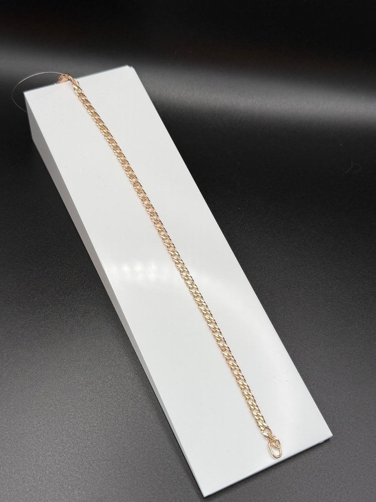 БРАСЛЕТ ПОЛНОВЕСНЫЙ Ромб двойной (Au 585)