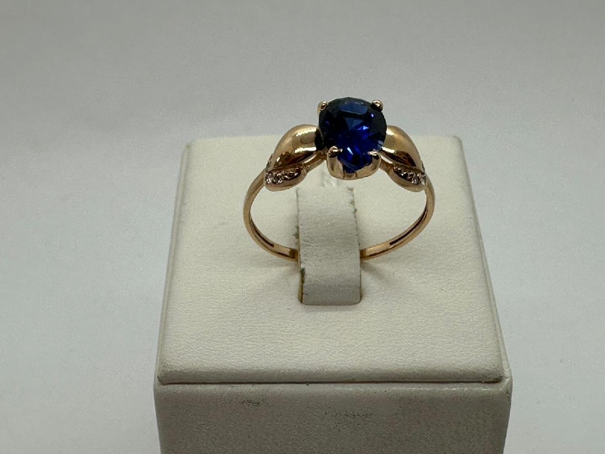 КОЛКМИ585 КОЛЬЦО С КАМНЯМИ (Au 585)