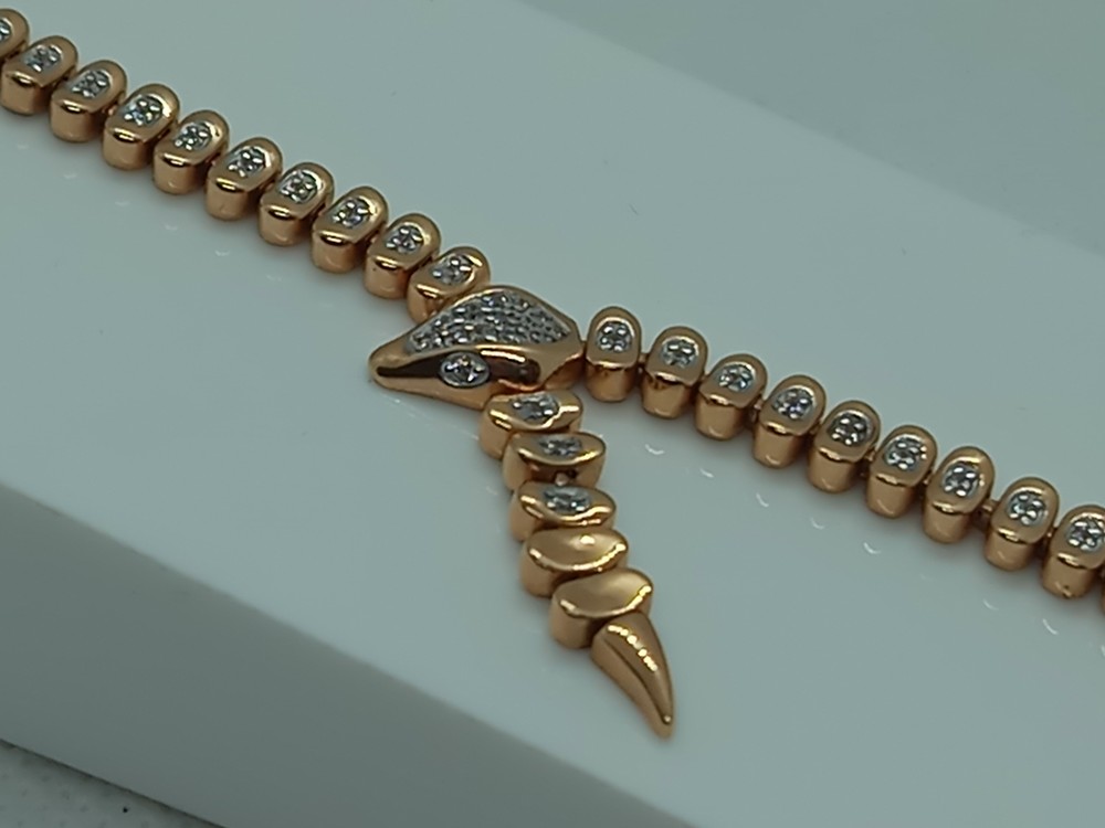 Б13217881 БРАСЛЕТ С КАМНЯМИ (Au 585)