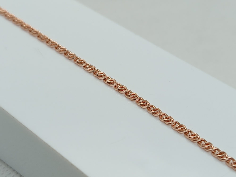 БРАСЛЕТ ПУСТОТЕЛЫЙ Якорное (Au 585)