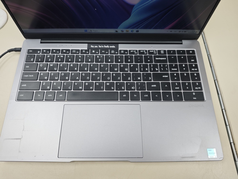 Ноутбук DIGMA; Silver N5030, Intel UHD Graphics 605, 8 Гб, 256 Гб, Нет