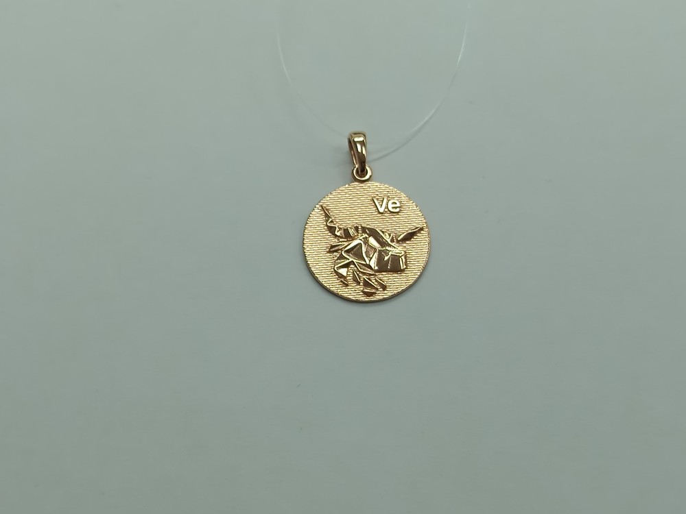 ПОДВЕСКА ЗНАК ЗОДИАКА ТЕЛЕЦ (Au 585)