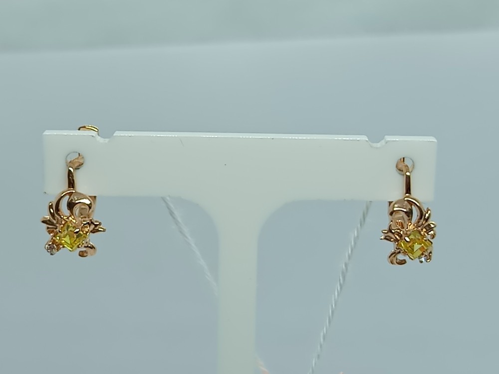 СЕРЬГИ С КАМНЯМИ (Au 585)