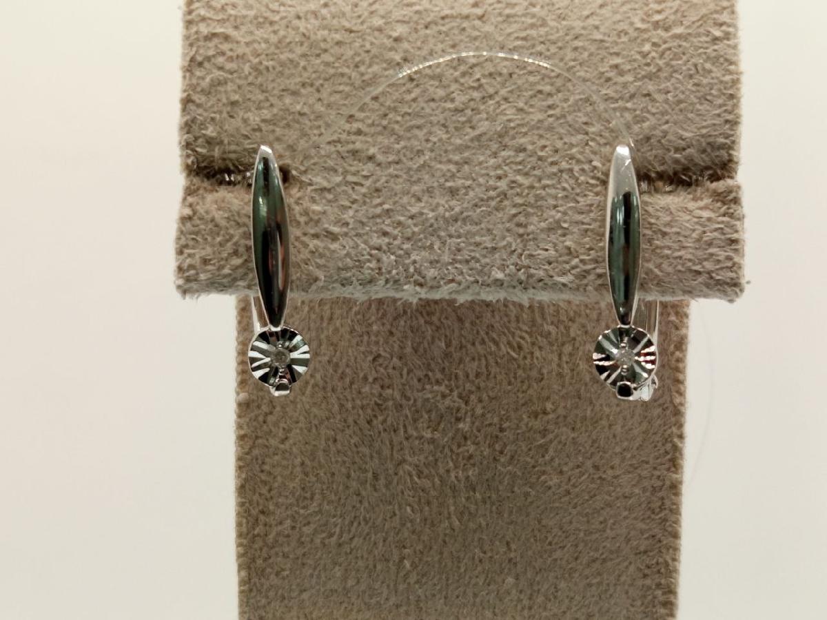 СЕРЬГИ БРИЛЛИАНТ (Ag 925)